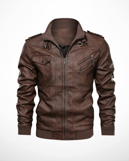 Giacca di pelle autunnale – Leggera – Perfetta per l’uso quotidiano