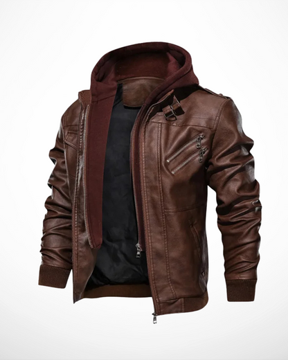 Giacca di pelle autunnale – Leggera – Perfetta per l’uso quotidiano