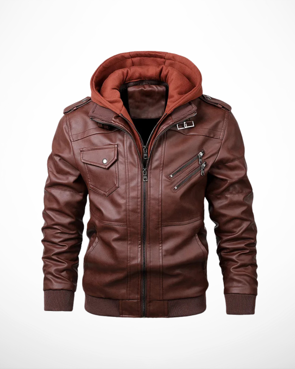 Giacca di pelle autunnale – Leggera – Perfetta per l’uso quotidiano